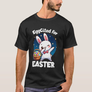 Camiseta Conejo de Pascua Dabbing Emocionado por Pascua Chi