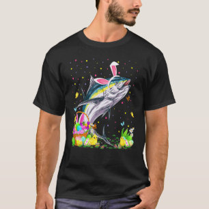Camiseta Conejo de Pascua de Atún Caza de Huevos de Pascua
