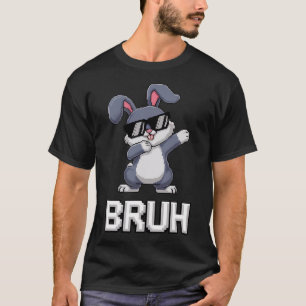 Camiseta Conejo de Pascua de bruh Dabbing Bunny Feliz día d