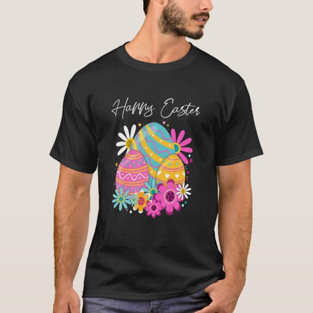 Camiseta Conejo De Pascua De Daisies (Anverso)