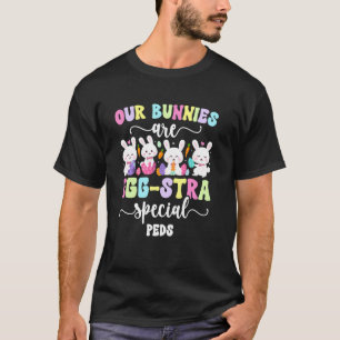 Camiseta Conejo de Pascua de enfermera de Pediatría diverti