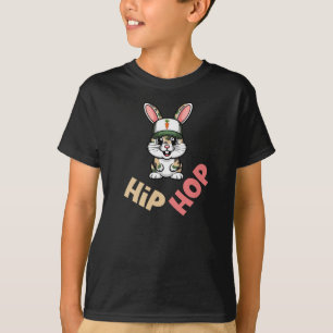 Camiseta Conejo de Pascua de Hip Hop para Niños