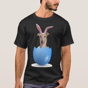 Camiseta Conejo de Pascua de Perro de Carreras Galgo Caza d