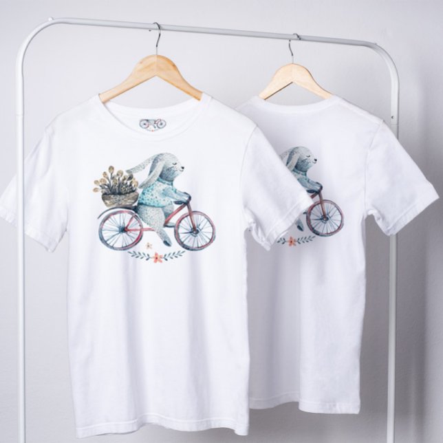 Camiseta Conejo de Pascua en bicicleta (Subido por el creador)