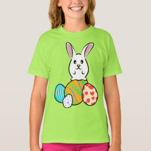 Camiseta Conejo de Pascua en huevos de Pascua