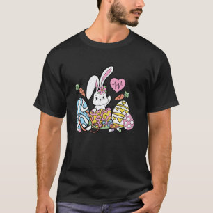 Camiseta Conejo de Pascua Estetoscopio Enfermera Conejo Fre