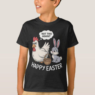 Camiseta Conejo de Pascua Feliz Conejo Pollo No Esto Otra V