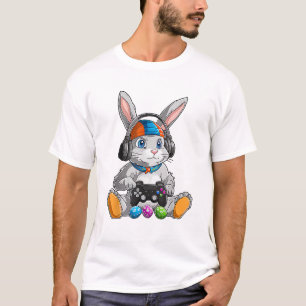 Camiseta Conejo de Pascua Feliz Día Huevo Divertido Niños N