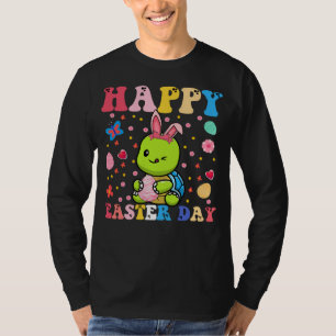Camiseta Conejo de Pascua Feliz Tortuga Día de Pascua Groov