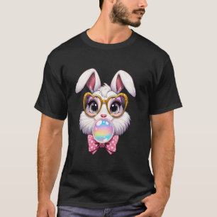 Camiseta Conejo de Pascua Gafas de sol Chicle Arco Rosa