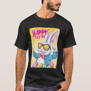 Camiseta Conejo de Pascua Huevos de Pascua Divertidos Estil