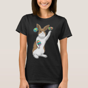 Camiseta Conejo de Pascua Huevos de Pascua Malabarista
