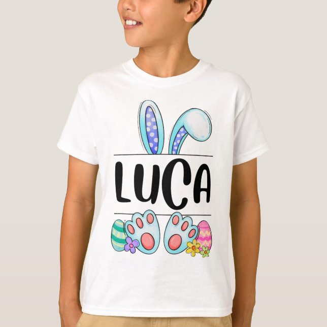 Camiseta Conejo de Pascua Luca (Anverso)
