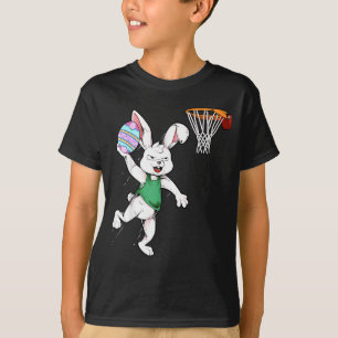 Camiseta Conejo de Pascua Niños Chicos Hombres Conejo Café 