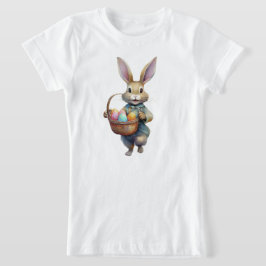 Camiseta conejo de Pascua para niños