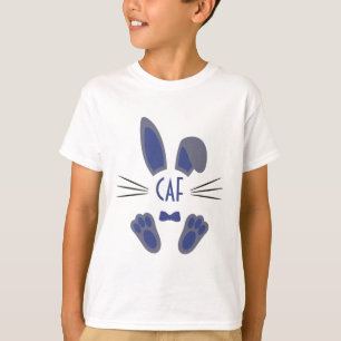 Camiseta Conejo de Pascua personalizado con monograma en az