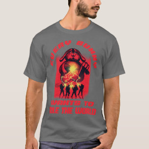 Camiseta Conejo De Pascua Quiere Gobernar La Paz Mundial