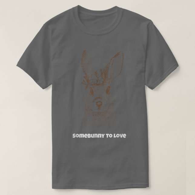 Camiseta Conejo De Pascua, Somebunny To Love 368  (Diseño del anverso)