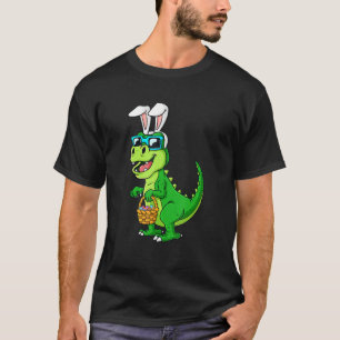 Camiseta Conejo de Pascua T Rex con Dinosaurio Funny de la 