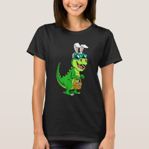 Camiseta Conejo de Pascua T Rex con Dinosaurio Funny de la 