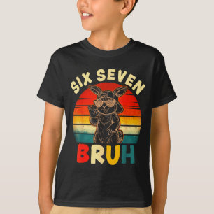 Camiseta Conejo de Pascua vintage 67 seis siete bruh meme j