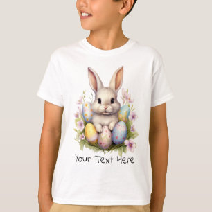 Camiseta Conejo de Pascua y Huevos de Pascua