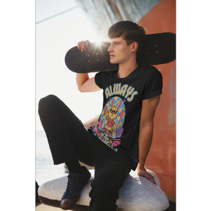 Camiseta Conejo De Patineta Siempre En La Caza