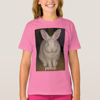 Camiseta conejo de paz
