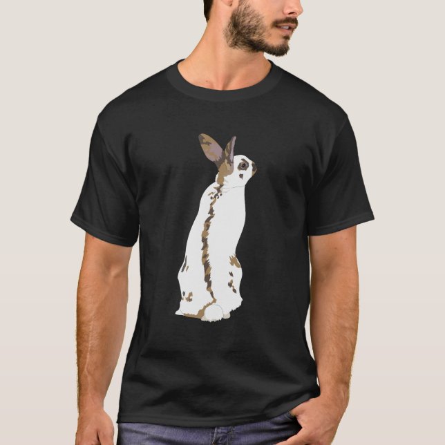 Camiseta Conejo de puntos ingleses - de pie (Anverso)