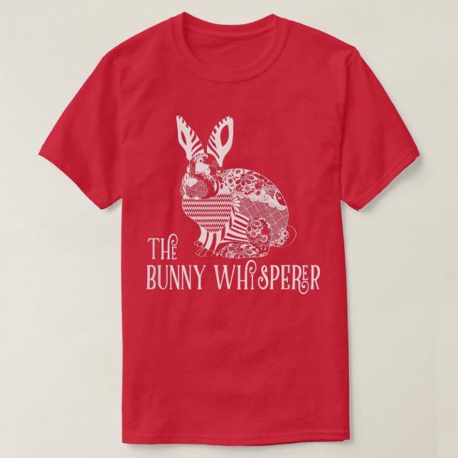 Camiseta Conejo de rancho de granja Bunny    WhispererFunny (Diseño del anverso)