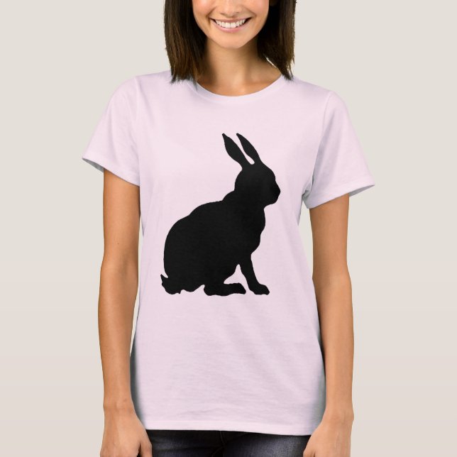 Camiseta Conejo de Semana Santa de Conejo Negro (Anverso)