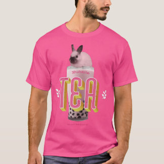 Camiseta Conejo De Té De Burbuja Conejo De Conejo Cute Kawa