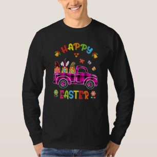 Camiseta Conejo de tres nómadas con huevo feliz Día de Pasc