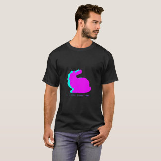 Camiseta Conejo de Vaporwave