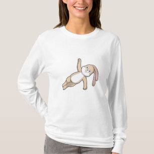 Camiseta Conejo de Yoga Stretching