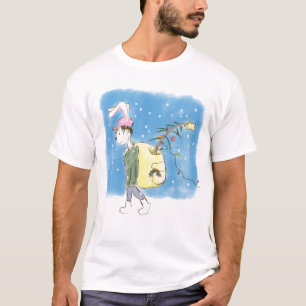 Camiseta Conejo del árbol de navidad