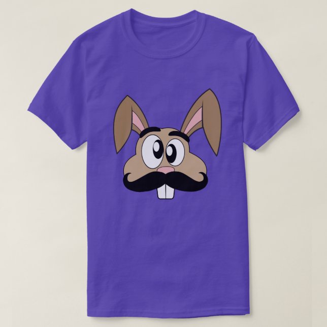 Camiseta Conejo del bigote (Diseño del anverso)
