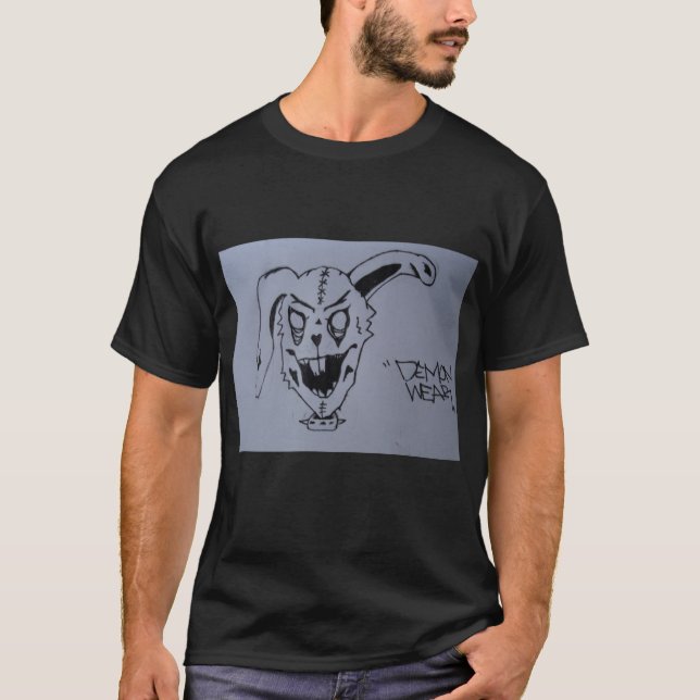Camiseta conejo del zombi (Anverso)