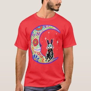 Camiseta Conejo Dia de Los Muertos Skeleton Skull de azúcar