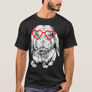 Camiseta Conejo Día de San Valentín Bunny Holland Lop Mom A