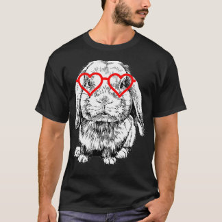 Camiseta Conejo Día de San Valentín Bunny Holland Lop Mom A