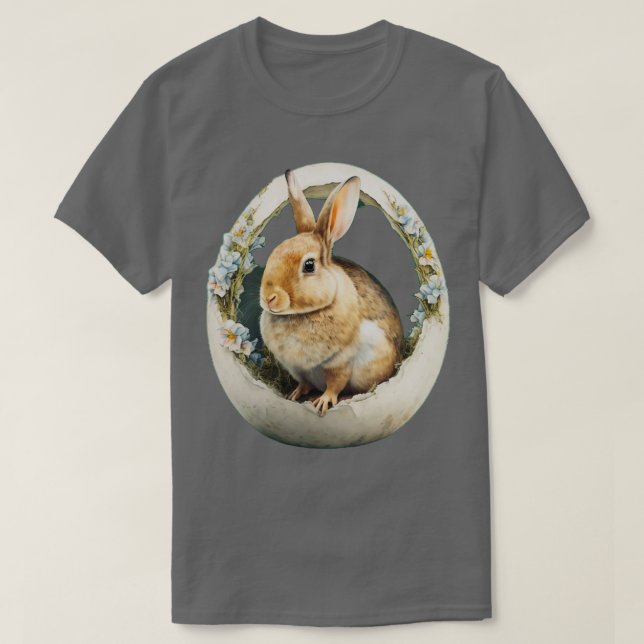 Camiseta Conejo en el huevo 2 (Diseño del anverso)