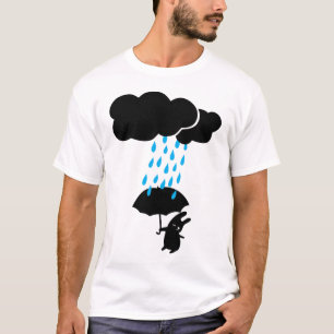 Camiseta Conejo en la lluvia