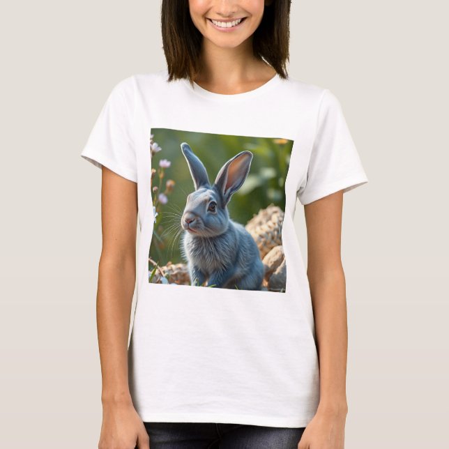 Camiseta Conejo en la Naturaleza (Anverso)