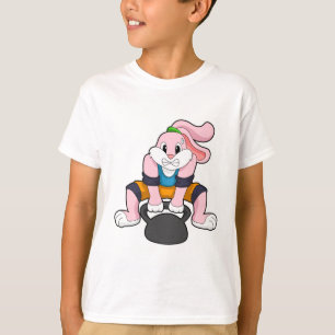 Camiseta Conejo en puesta en forma con Dumbbell.PNG