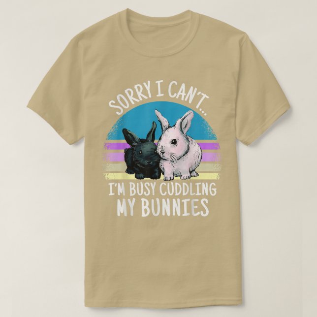 Camiseta Conejo enano diciendo por mamá conejita  (Diseño del anverso)