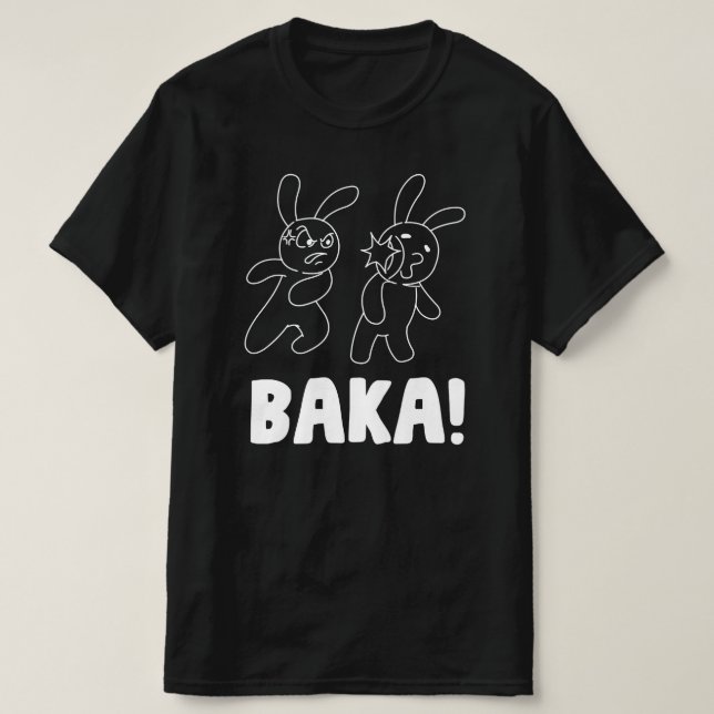 Camiseta Conejo estúpido de Baka (Diseño del anverso)