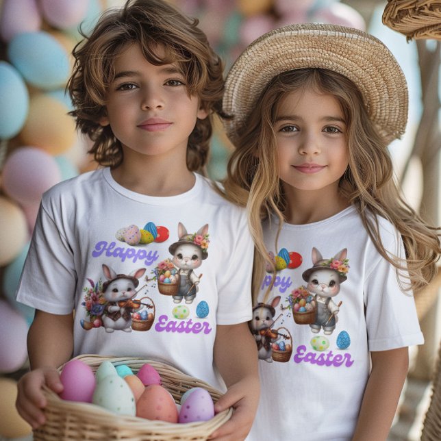 Camiseta Conejo Feliz de Pascua  (Subido por el creador)