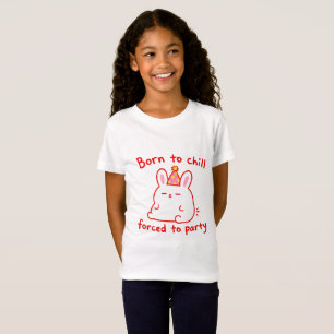 Camiseta Conejo fiestero nacido para relajarse