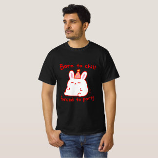 Camiseta Conejo fiestero nacido para relajarse
